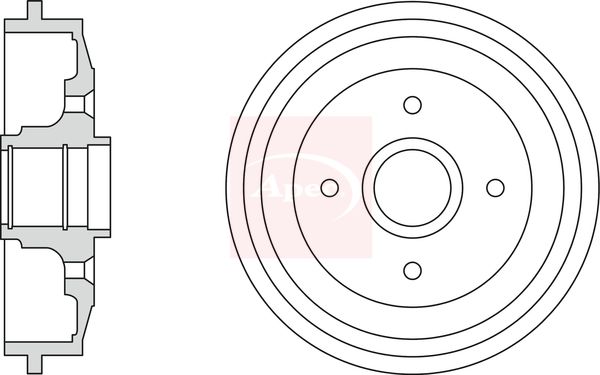APEC Brake Drum DRM9986