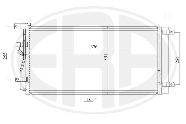 ERA kondenzátor, klíma 667200