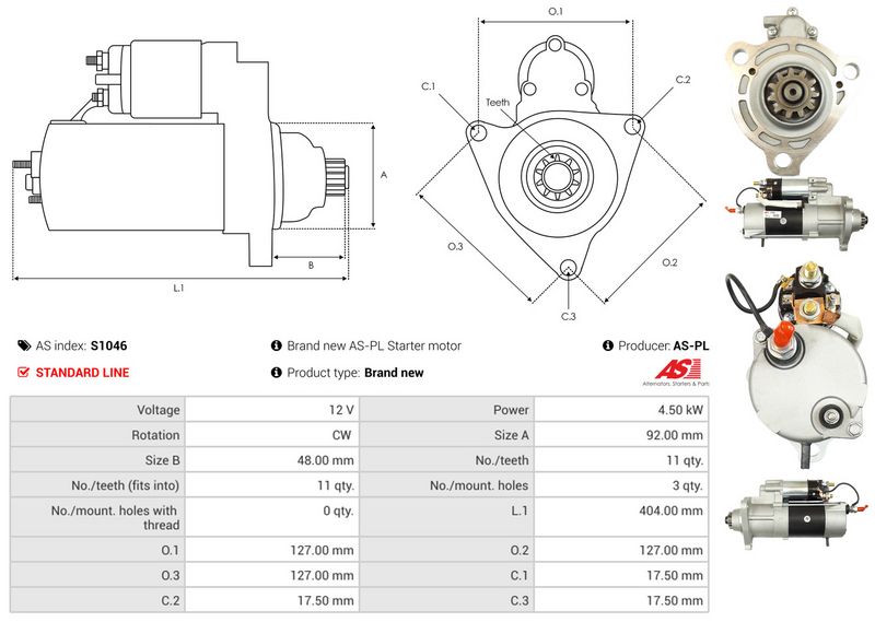 AS-PL S1046 Starter