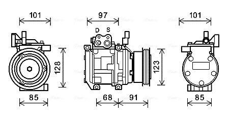 AVA QUALITY COOLING kompresszor, klíma KAK208