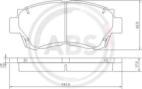 Гальмівні колодки Avalon/Mark/Camry/Corona/Celica/Crown/ES/LS 89-04