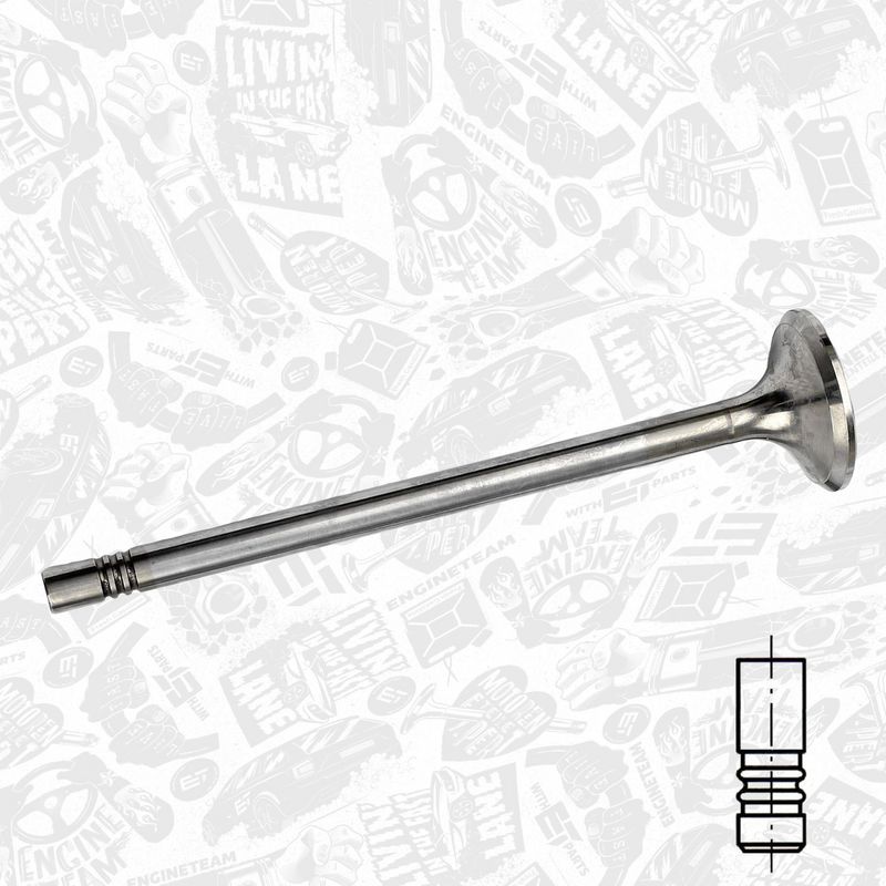 ET ENGINETEAM VE0125 - Exhaust Valve