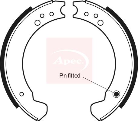 APEC Brake Shoe Set SHU267