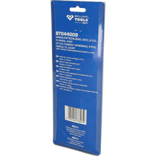 KS TOOLS BT044009 Angled Screwdriver Set