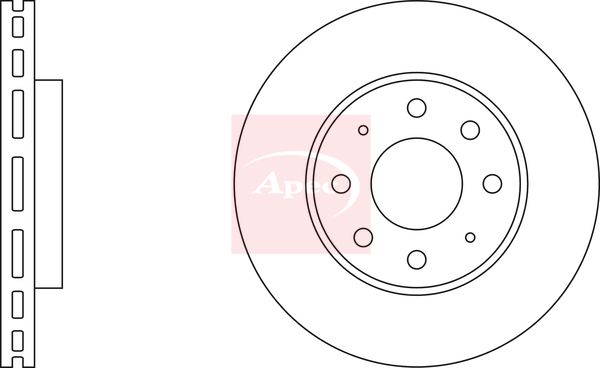 APEC Brake Disc DSK2142
