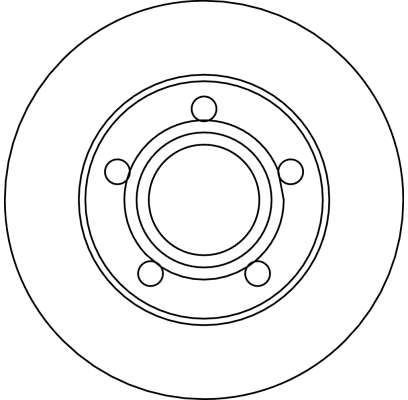 TRW DF4038 Brake Disc