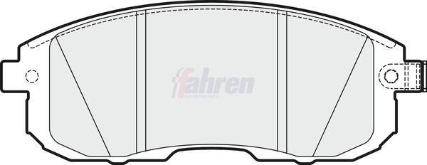 Fahren Brake Pad Set, disc brake FBP3282