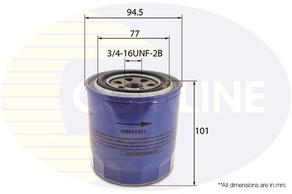 CNS11251 Comline - Фільтр оливи ( аналогWL7123/OC140 )