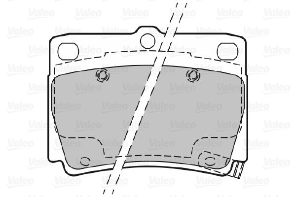 VALEO 598778 Brake Pad Set, disc brake