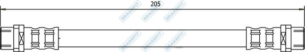 APEC Brake Hose BHO4269