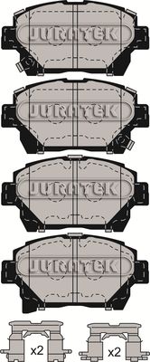 JURATEK fékbetétkészlet, tárcsafék JCP4024