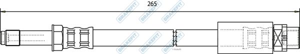 APEC Brake Hose BHO4179
