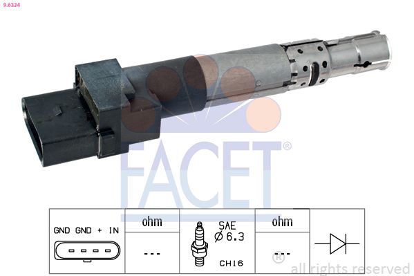 Котушка запалювання, Facet 9.6334