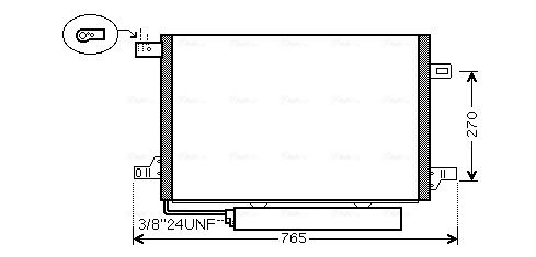 AVA QUALITY COOLING kondenzátor, klíma MSA5579D