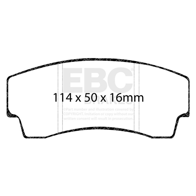 EBC Brakes Remblokkenset, schijfrem DP8008.16SR11