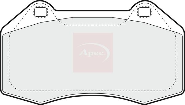 APEC Brake Pad Set, disc brake PAD1416