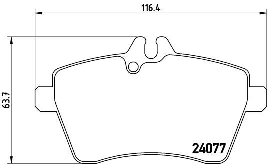 BREMBO fékbetétkészlet, tárcsafék P 50 056