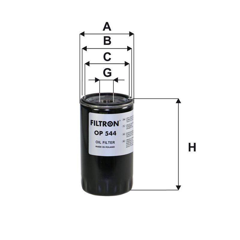 Õlifilter, FILTRON OP 544