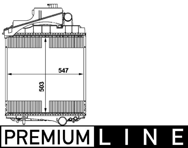 Product Image - Radiateur - CR1729000P - MAHLE