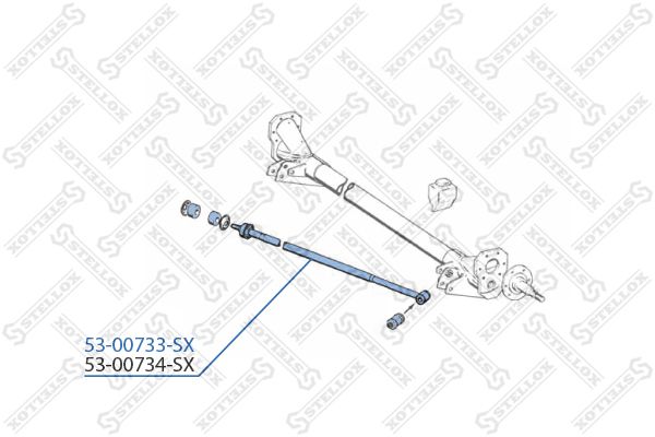 STELLOX 53-00733-SX Control/Trailing Arm, wheel suspension
