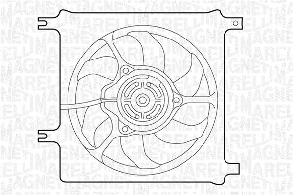 MAGNETI MARELLI ventilátor, motorhűtés 069422329010