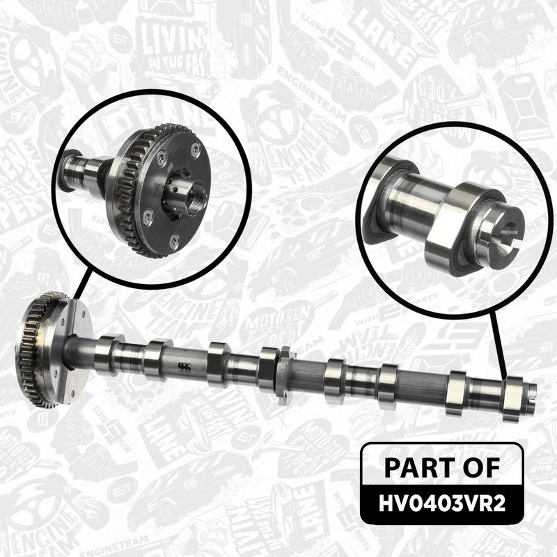 Product Image - Reparatieset, lagerbok-nokkenas - HV0403VR2 - ET ENGINETEAM