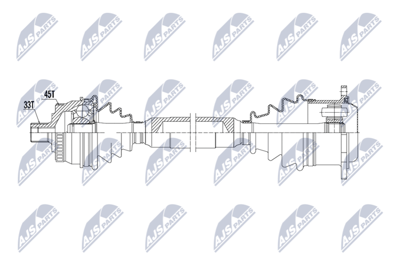 Приводний вал, Nty NPW-AU-059
