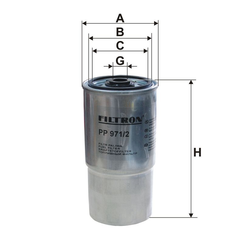 Kütusefilter, FILTRON PP 971, 2