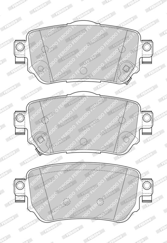 FERODO Plaquettes de frein à disque FDB4842