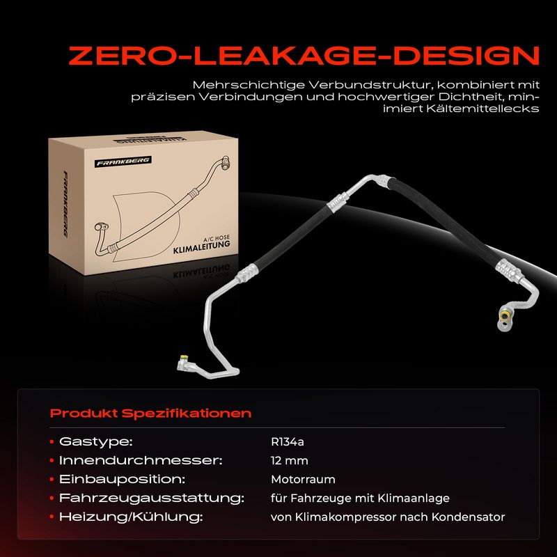 Frankberg 5481FB0031959 High/Low-pressure Line, air conditioning