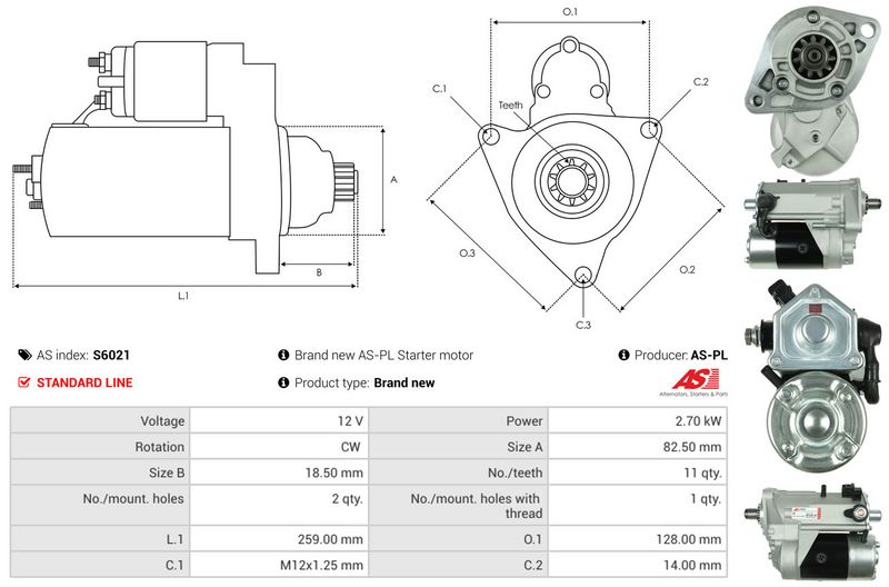 AS-PL S6021 Starter