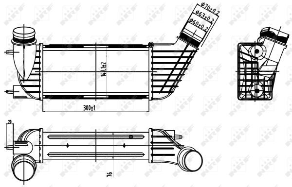 NRF 30192 Charge Air Cooler