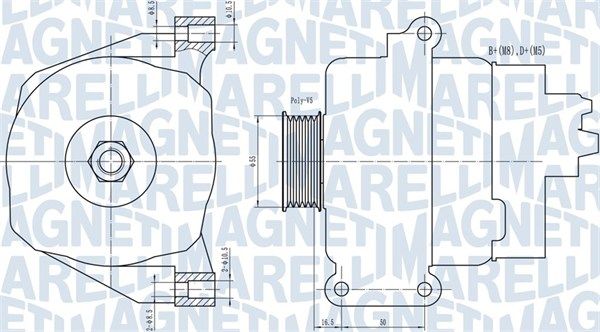 Генератор, Magneti Marelli 063731766010