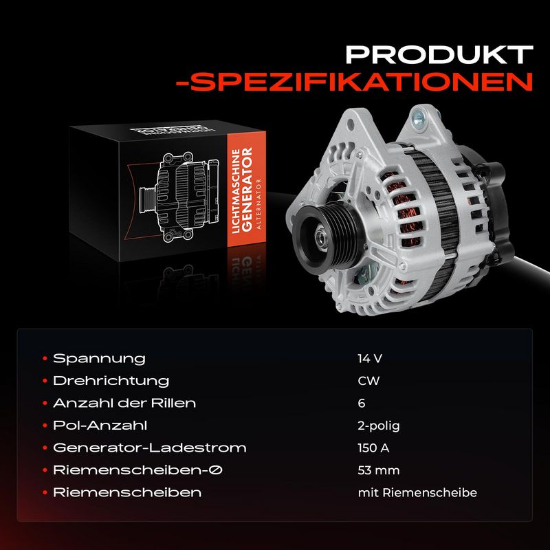 Frankberg 5481FB0032099 Alternator