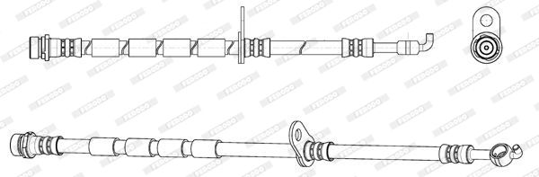 Гальмівний шланг, Ferodo FHY2829