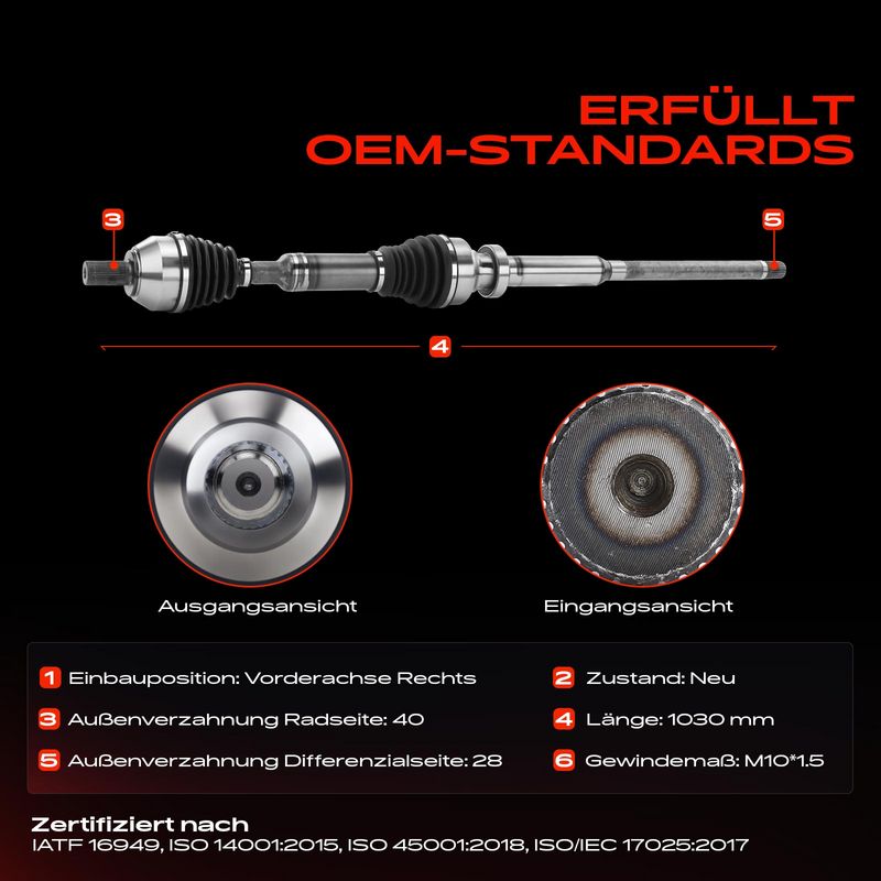 Frankberg 5481FB0010331 Drive Shaft