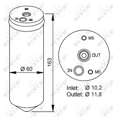 NRF 33222 Dryer, air conditioning