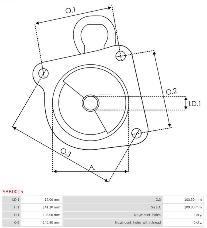 Кришка стартера, карбюратор, Auto Starter SBR0015