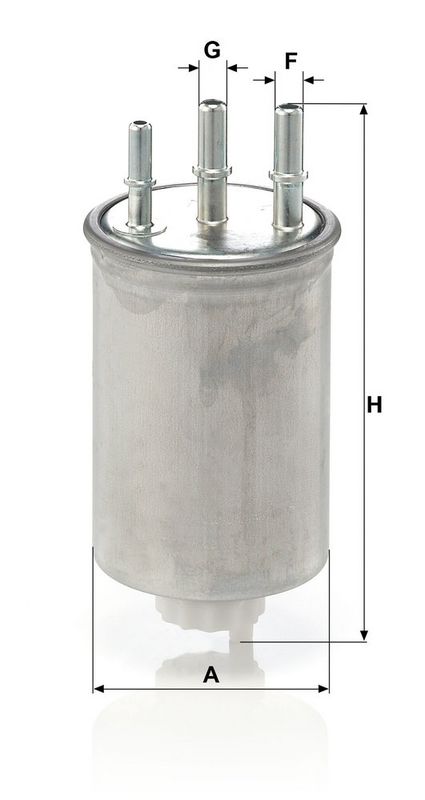 Kütusefilter, MANN-FILTER WK 829, 6