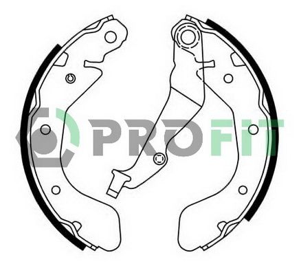 Комплект гальмівних колодок, Profit 5001-0750
