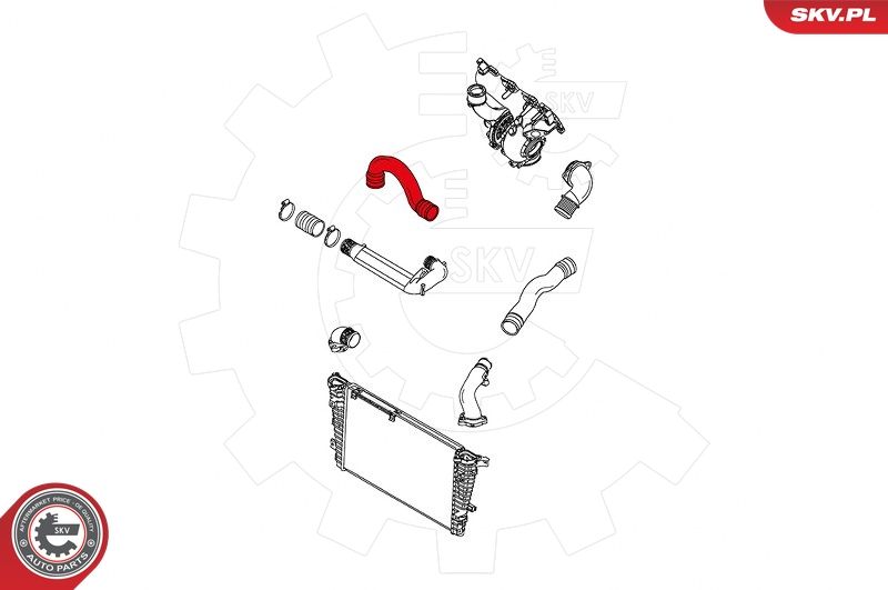 Шланг подачі наддувального повітря, Skv Germany 24SKV830