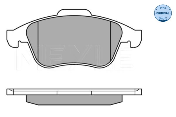 MEYLE 025 247 1018 Brake Pad Set, disc brake