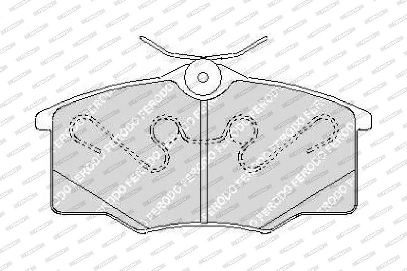 FERODO Plaquettes de frein à disque FDB1385