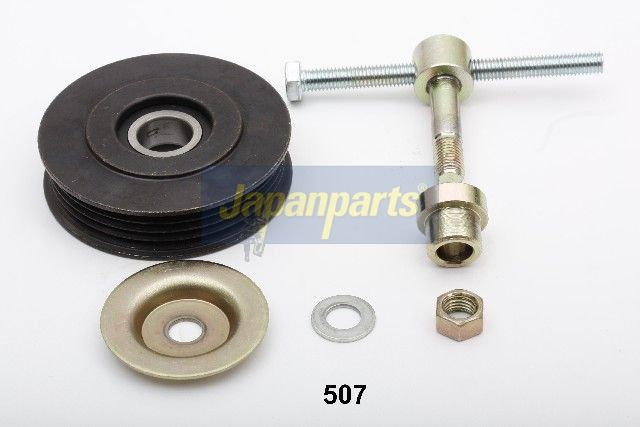 JAPANPARTS Kreipiantysis skriemulys, V formos rumbuotas diržas