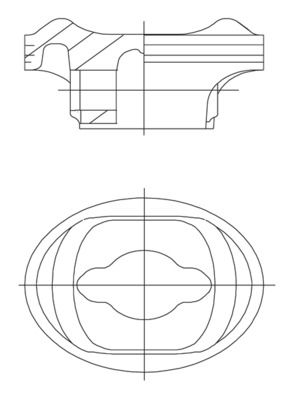 MAHLE dugattyú 504 36 00