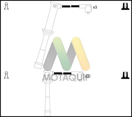 MOTAQUIP gyújtókábelkészlet LDRL1041