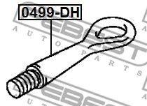 Гак, MITSUBISHI OUTLANDER CW# 2006-2012, Febest 0499-DH