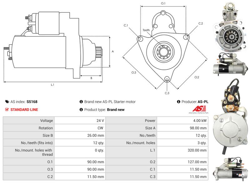 AS-PL S5168 Starter