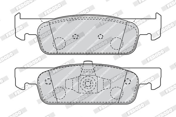 FERODO FDB4615 Brake Pad Set, disc brake