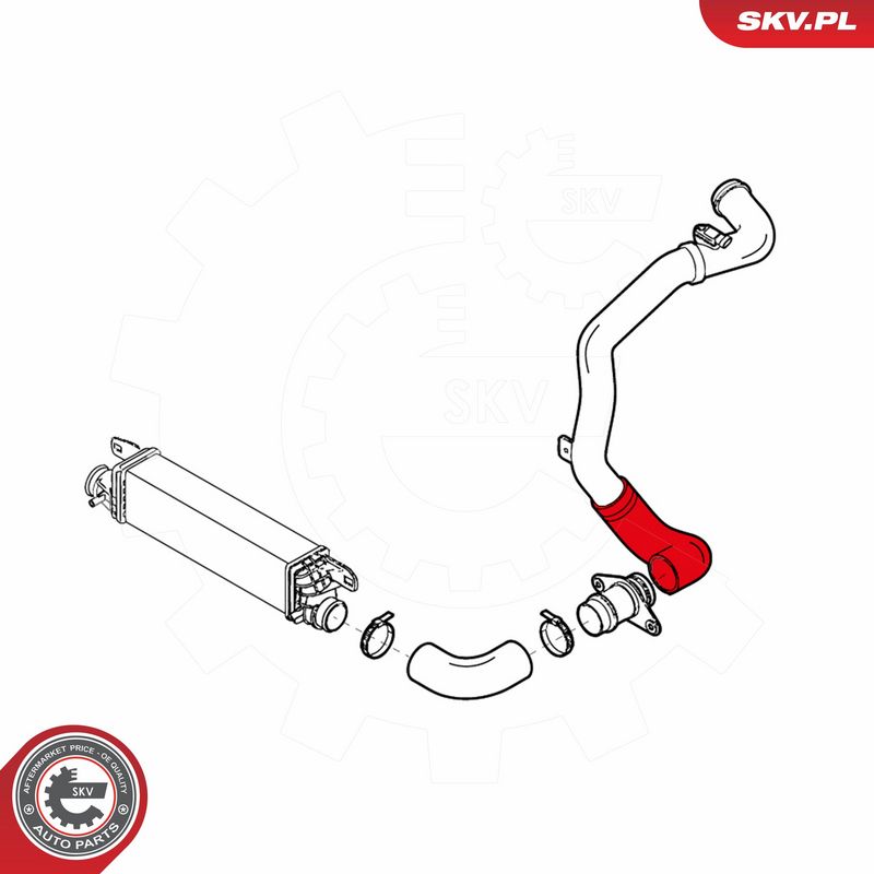 ESEN SKV 24SKV887 Charge Air Hose